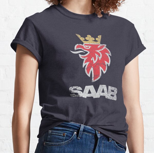 SAAB Vintage Grunge Logo Classic T-Shirt