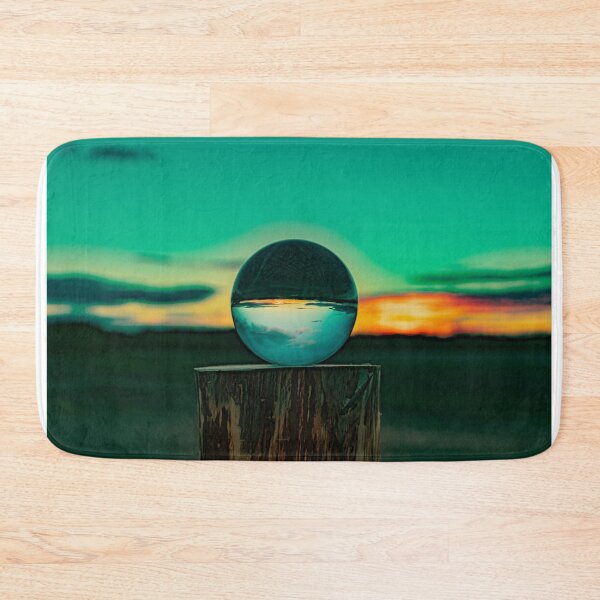 Item preview, Blue green Michigan sunset with in lensball  designed and sold by Joshua  Satterlee.