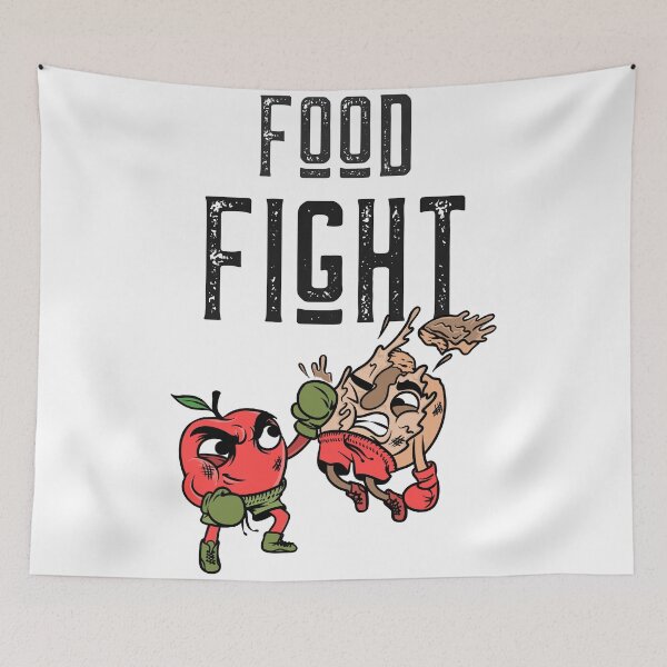 Item preview, Food Fight! designed and sold by buddhabubbapod.