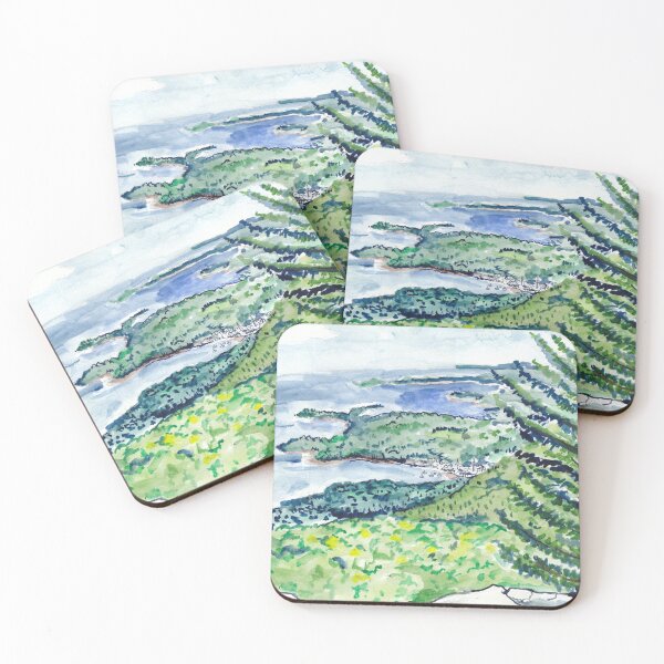 Item preview, View of Camden Town from Mt. Megunticook designed and sold by Bill Morse.