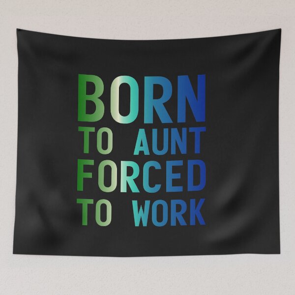 Item preview, BORN TO HUNT FORCED TO WORK designed and sold by manardesign.
