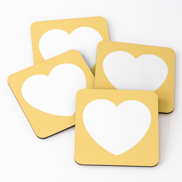 Item preview, Yellow Heart designed and sold by Stitchmoji.