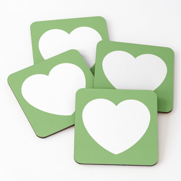 Item preview, Green Heart designed and sold by Stitchmoji.