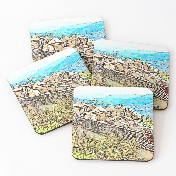 Item preview, Rocca Cilento: vista del pueblo designed and sold by Giuseppe Cocco.