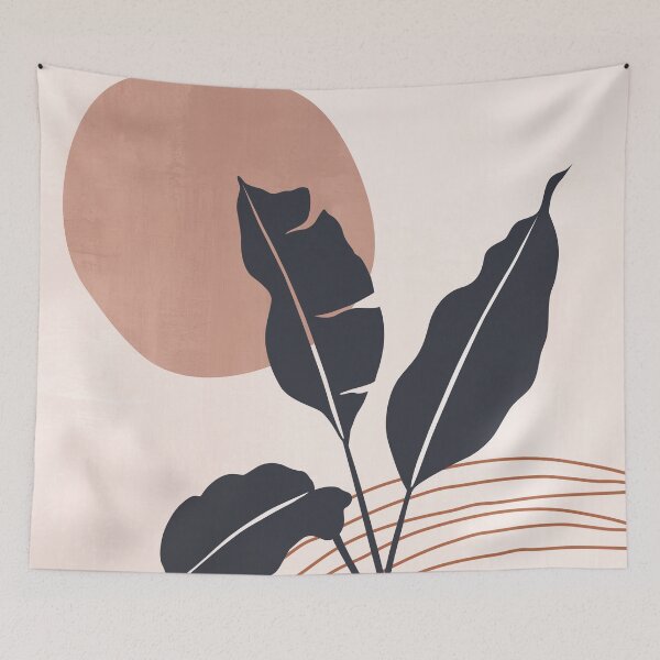 Item preview, Boho terracotta abstract geometric design designed and sold by Anne-Marie Bloor.