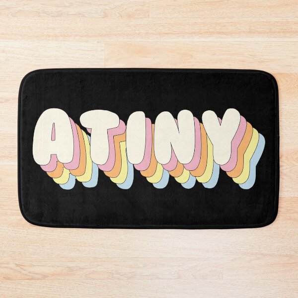 Item preview, Cute Atiny ATEEZ Fandom Name Text Pastel Rainbow designed and sold by SugarSaint.