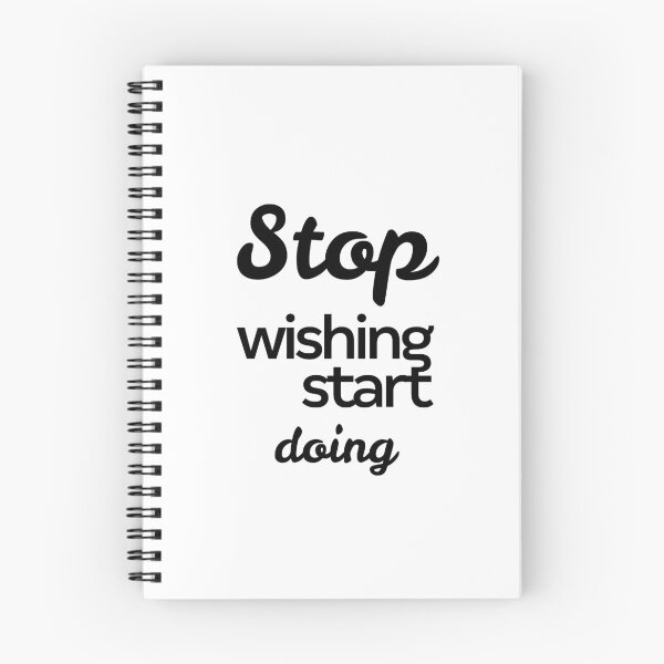 Item preview, Stop Wishing Start Doing Inspirational Quotes  designed and sold by graveitchy.