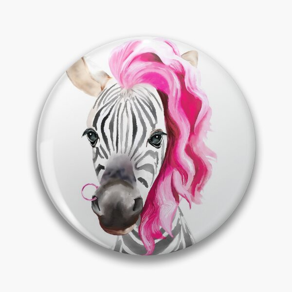 Item preview, Pink Zebra Fashionista designed and sold by SquinkCreative.