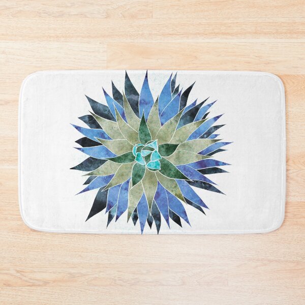 Item preview, Succulent Agave in blue and green designed and sold by HeyMim.