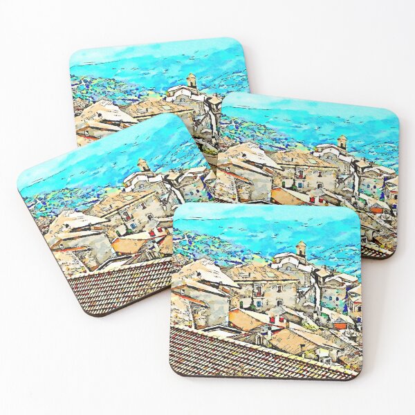 Item preview, Rocca Cilento: vista del pueblo designed and sold by Giuseppe Cocco.
