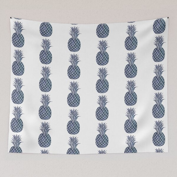Item preview, Pineapple in Blue designed and sold by Erica Leigh.