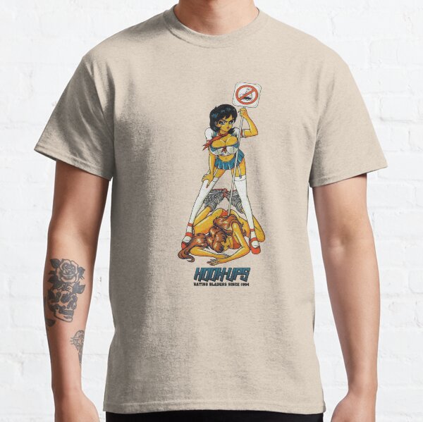 Hating bladers, hook-ups skateboard t shirt design. Classic T-Shirt