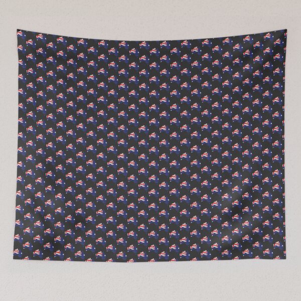 Item preview, Australia Flag Map with regions designed and sold by Alo.