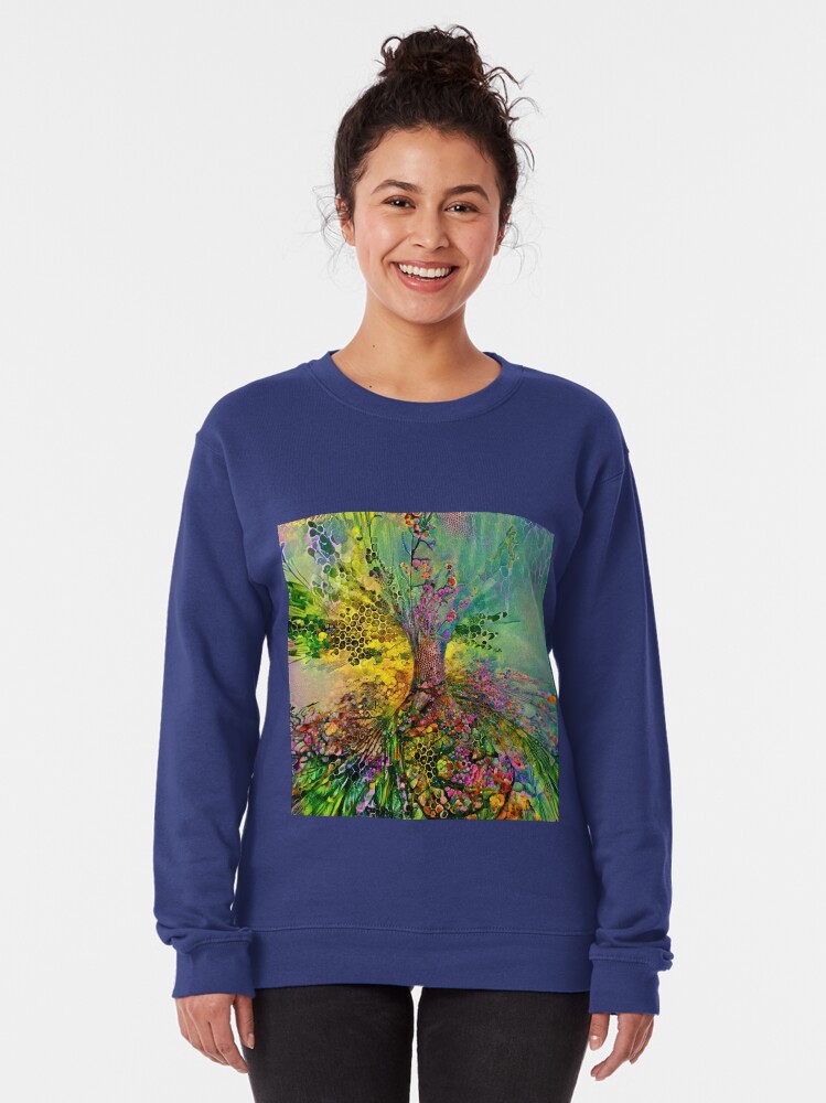 Alternate view of Deepdream abstraction Pullover Sweatshirt
