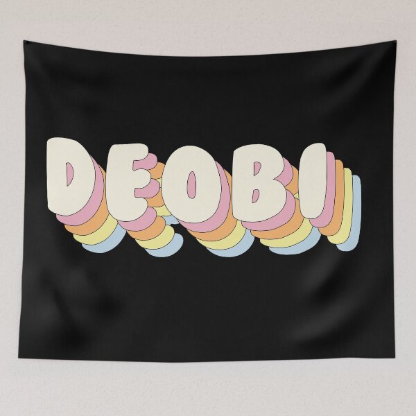 Item preview, THE BOYZ Deobi Fandom Text Retro Pastel Rainbow designed and sold by SugarSaint.
