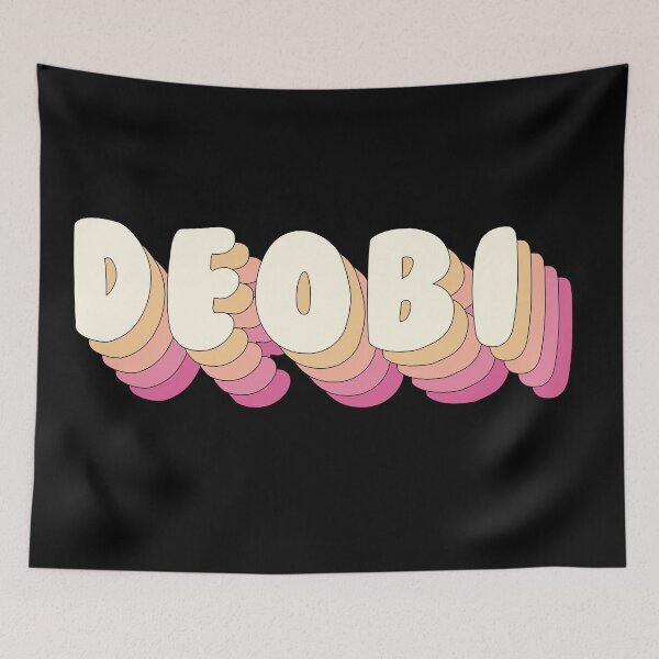 Item preview, THE BOYZ Deobi Fandom Text Retro Pastel Pink Peach designed and sold by SugarSaint.