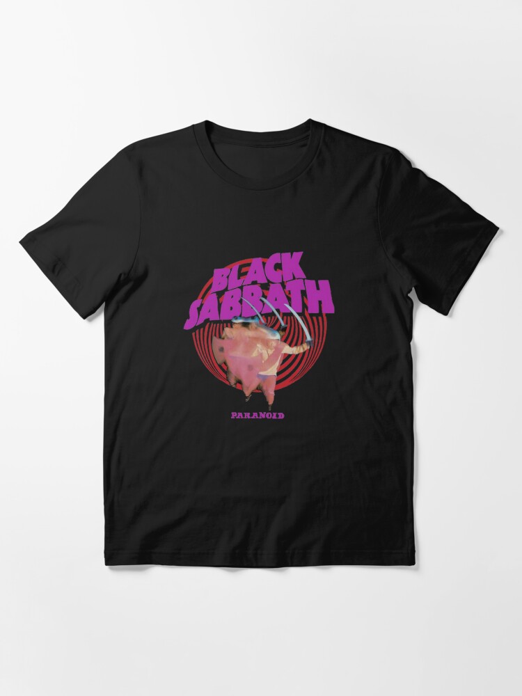 Alternate view of Purple Black Paranoid Essential T-Shirt