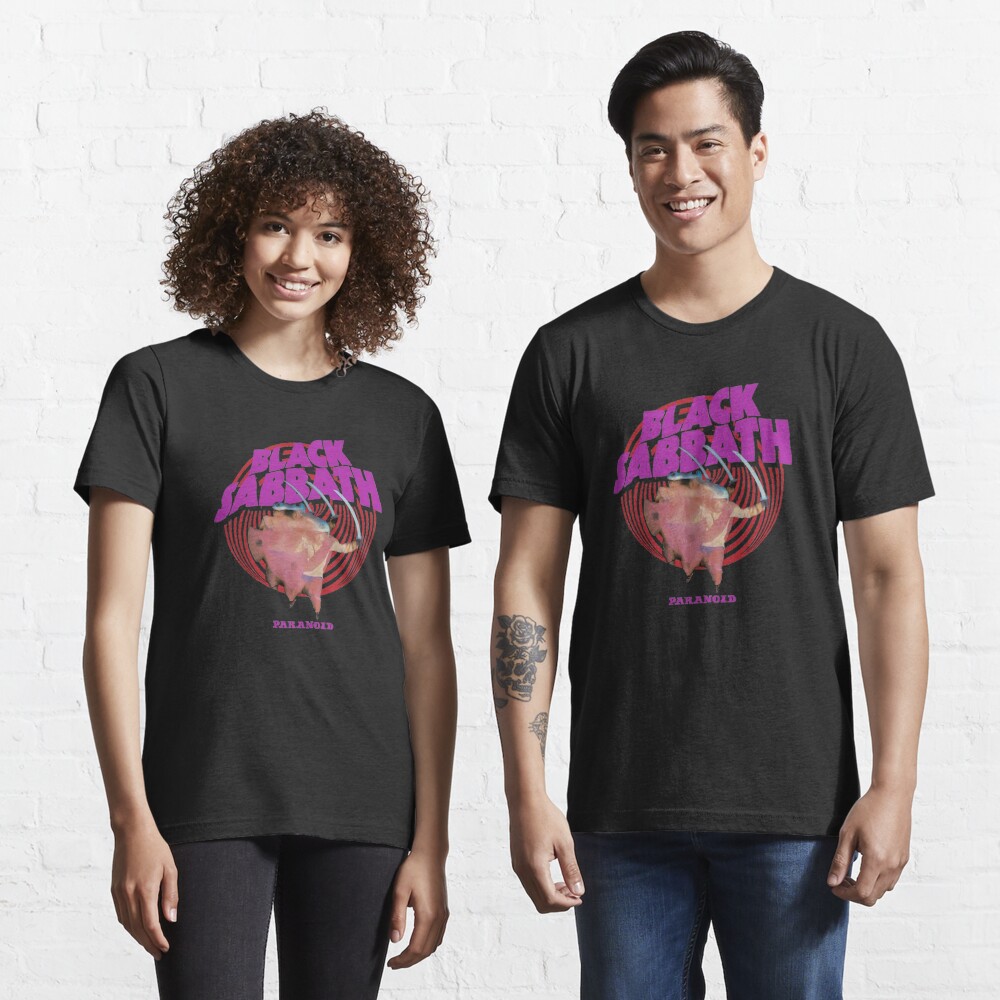Purple Black Paranoid Essential T-Shirt