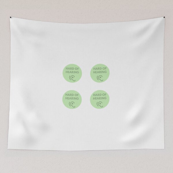 Item preview, I Am Hard of Hearing, Hearing Impaired Green Pack designed and sold by JessyDesigns.