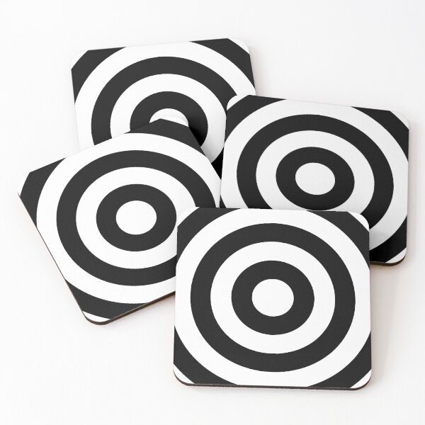 Item preview, White Bullseye on Black Background designed and sold by Greenwood2112.