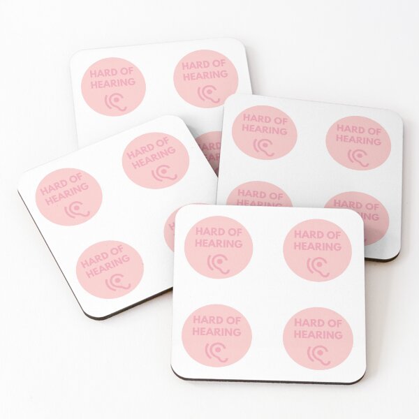 Item preview, I Am Hard of Hearing, Hearing Impaired Pink Pack designed and sold by JessyDesigns.