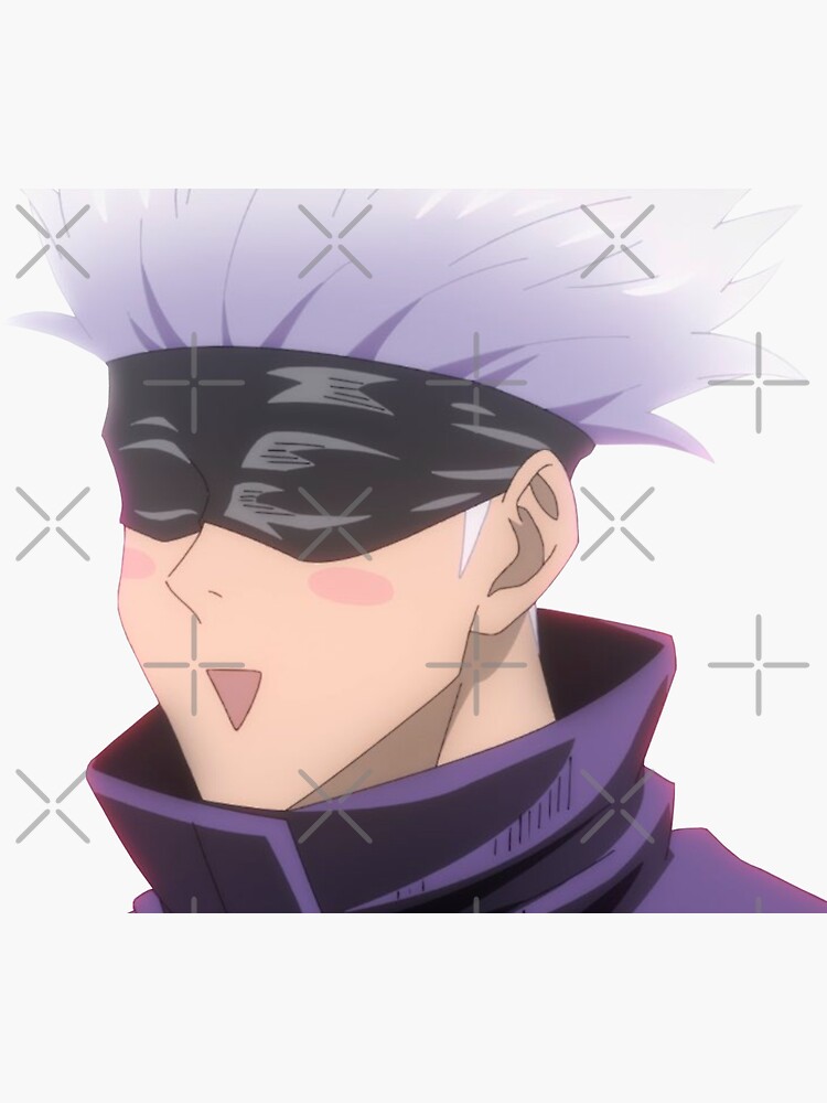 "Gojo Funny Face - Jujutsu Kaisen" Sticker by Chambix-factory | Redbubble