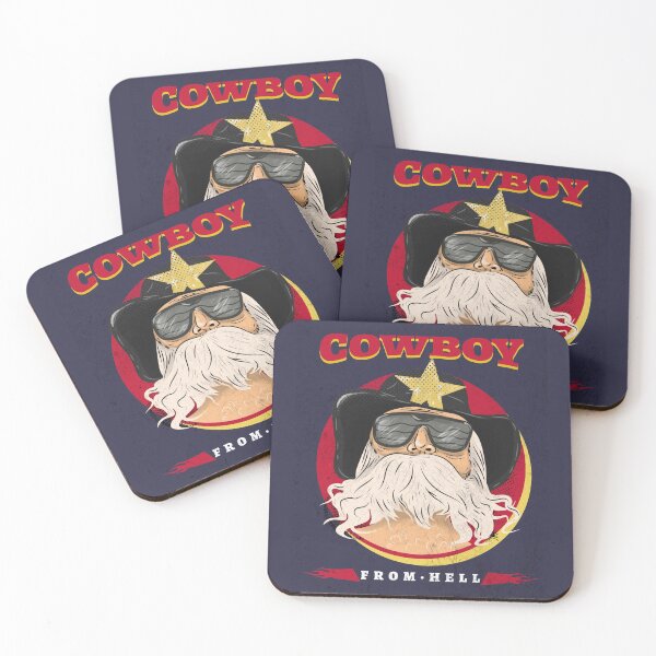 Item preview, Cowboy From Hell / Retro Design / Vintage designed and sold by RedBoyShop.