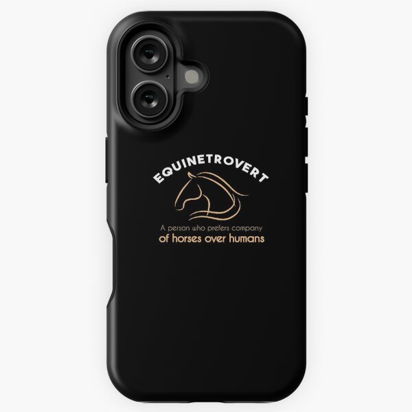 Aperçu de l'œuvre Idées cadeaux Equinetrovert Horse Lover | Dire la définition du cheval créée et vendue par Brother's Clothing.