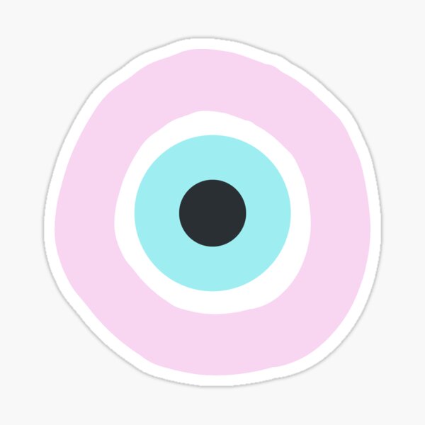 light-pink-evil-eye-sticker-by-theeyeamongus-redbubble