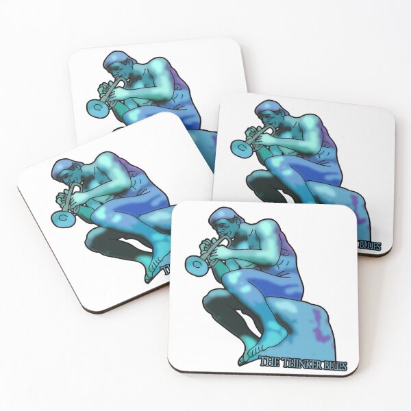 Item preview, The thinker blues designed and sold by Xdelacra.