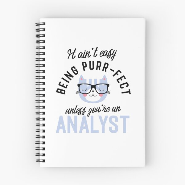Item preview, Analyst Cat Gifts for Cat Lovers - It ain't easy being Purr Fect designed and sold by betternotes.
