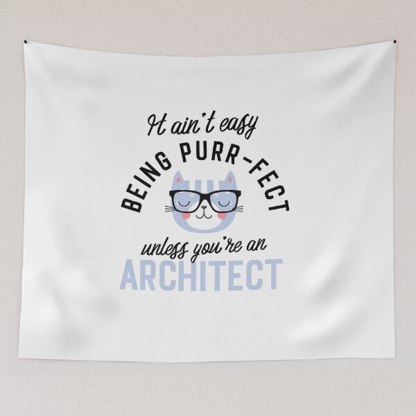 Item preview, Architect Cat Gifts for Cat Lovers - It ain't easy being Purr Fect designed and sold by betternotes.