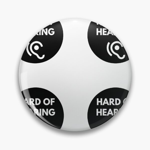Item preview, I Am Hard of Hearing, Hearing Impaired Black Pack designed and sold by JessyDesigns.