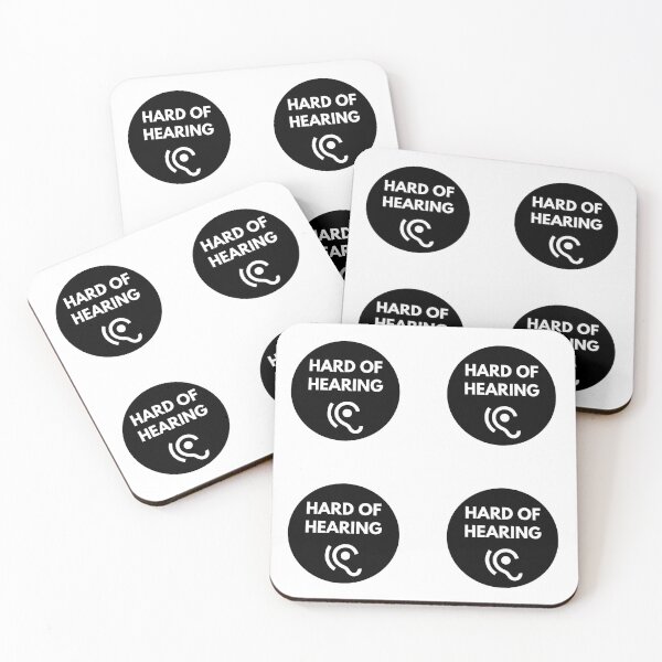 Item preview, I Am Hard of Hearing, Hearing Impaired Black Pack designed and sold by JessyDesigns.