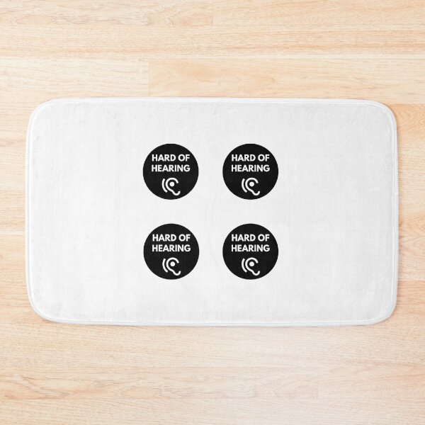 Item preview, I Am Hard of Hearing, Hearing Impaired Black Pack designed and sold by JessyDesigns.