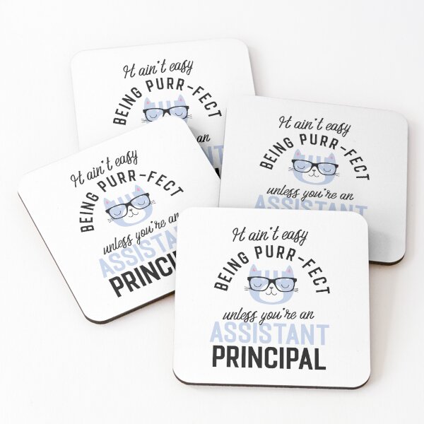Item preview, Assistant Principal Cat Gifts for Cat Lovers - It ain't easy being Purr Fect designed and sold by betternotes.