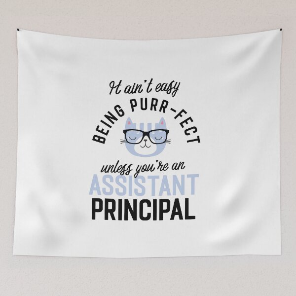 Item preview, Assistant Principal Cat Gifts for Cat Lovers - It ain't easy being Purr Fect designed and sold by betternotes.