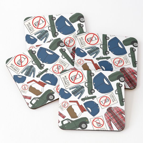 Item preview, Lukes Flannel Shirt Fan Pattern Icons All Over Print White Pack designed and sold by Sunny Collections.