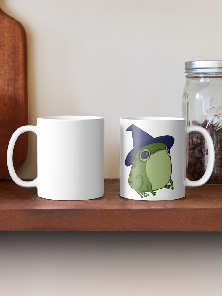 Magic Winged Frog with Toadstools Ceramic Mug