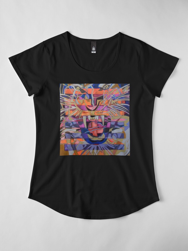 Alternate view of Hexagram 21-Shih Ho (Biting Through) Premium Scoop T-Shirt