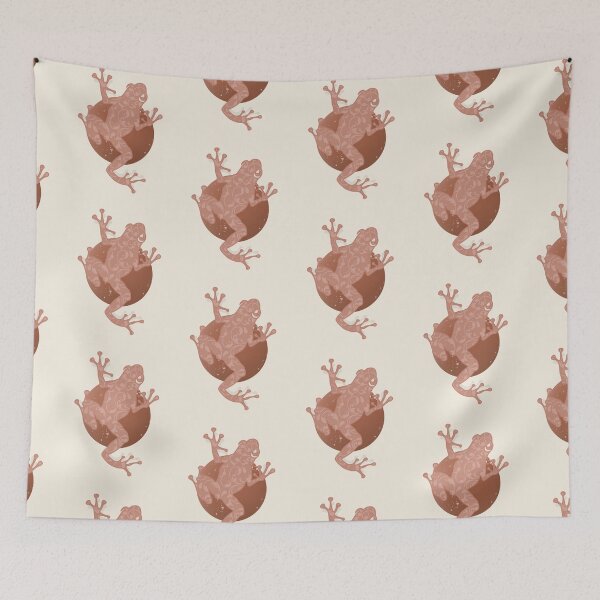 Item preview, Frogs | Boho Abstract Amphibian Frog Art designed and sold by EarthBoho.