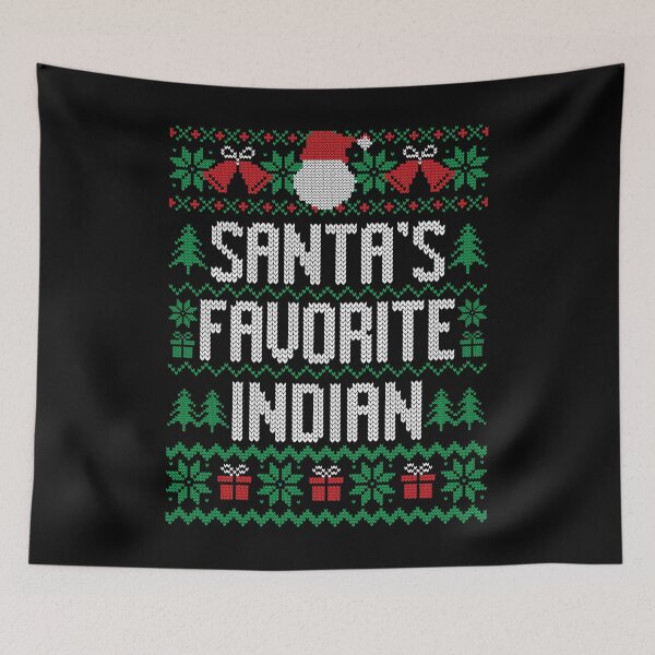 Artikelvorschau, Santa's Favorite Indian entworfen und verkauft von Americandude.