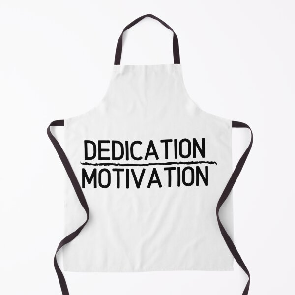 Item preview, Dedication over motivation motivational quote BLACK TEXT designed and sold by JustAMillenial -.