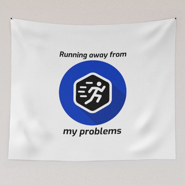 Item preview, Running Away From My Problems designed and sold by liftdesign.