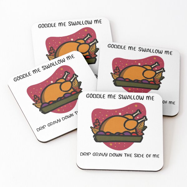 Item preview, Funny Gobble Me Swallow Me Thanksgiving Turkey designed and sold by Xrizen  Designs.