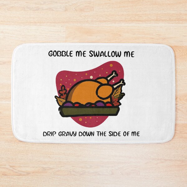 Item preview, Funny Gobble Me Swallow Me Thanksgiving Turkey designed and sold by Xrizen  Designs.