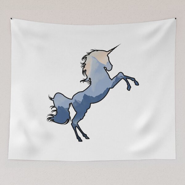 Item preview,   Unicorn Mountain Double Exposure designed and sold by zeliche mohammed.