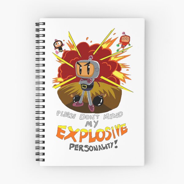 Item preview, Bomberman's Explosive Personality designed and sold by RicosDesigns.