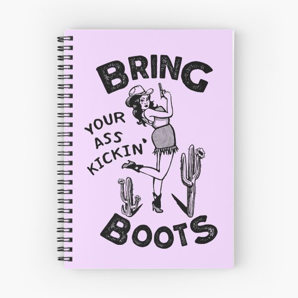 Item preview, Bring Your Ass Kicking Boots. Cool Retro Cowgirl Shirt Design. Great Gift Idea For Women! designed and sold by The Whiskey Ginger Design Shop.