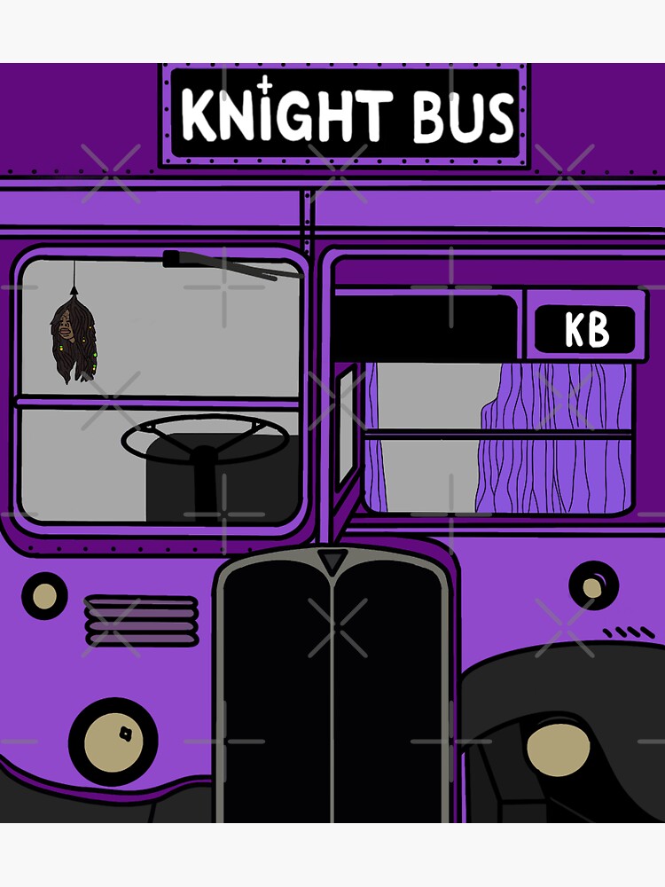 Pegatina for Sale con la obra «Autobús noctámbulo» de AccioWizards